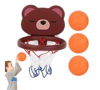 Vangakancint Minicanasta de baloncesto para puerta, cesta de baloncesto de interior para niños, minicanasta de baloncesto con 3 pelotas, juguete de juego para decoración del hogar para criar a los