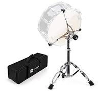 Vangoa Soporte para Caja Snare Drum Stand Ligero de Altura Ajustable con Doble Refuerzo y bolsa de Transporte para Tambores de 10 "a 15" de Diámetro