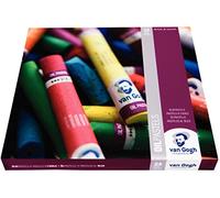 Vangogh Pastel al óleo barra redonda, estuche de 24 piezas | Juego de pasteles al óleo de grado artístico para obras de arte creativas, colores ricos y pigmentos vibrantes