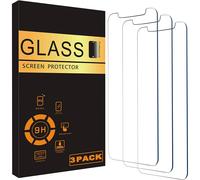 Vanguard Defense, protección antiarañazos compatible con fundas, protector de vidrio templado de alta definición y cristal transparente, diseñado