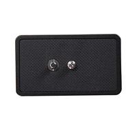 Vanguard qs-67 quickshoe (con 1/4 y 3/8 de cámara Tornillo y pines para PH-123 V/PH-124 V (negro)