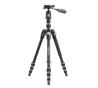 Vanguard Veo 3T 204ABP Trípode para cámara de Foto | De viaje, compacto, Rótula de Bola, Aluminio, Cerrado: 40,5cm, Extendido: 140cm, Soporta hasta 4kg