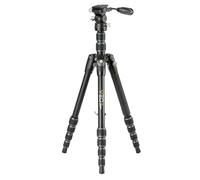 Vanguard Veo 3T 235AP Trípode para telescopio - observación | De viaje, compacto, Rótula de 2 vías, Aluminio, Cerrado: 41cm, Extendido: 153,5cm, Soporta hasta 6kg