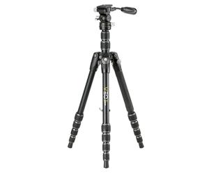 Vanguard Veo 3T 235AP Trípode para telescopio - observación | De viaje, compacto, Rótula de 2 vías, Aluminio, Cerrado: 41cm, Extendido: 153,5cm, Soporta hasta 6kg