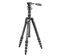 Vanguard Veo 3T 235CP Trípode para telescopio - observación | De viaje, compacto, Rótula de 2 vías, Fibra de Carbono, Cerrado: 41cm, Extendido: 153,5cm, Soporta hasta 6kg