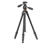 Vanguard Veo 5 234APS36 Trípode para Foto y vídeo | Con columna, Rótula de 3 vías, Aluminio, Cerrado: 58,1cm, Extendido: 162,6cm, Soporta hasta 6kg