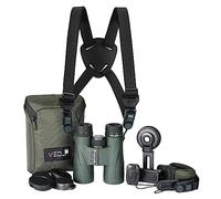 Vanguard Veo ED 1042BDL - Kit de Prismáticos ED 10x42 con arnés y adaptador móvil