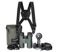 Vanguard Veo ED 8420BDL Kit de Prismáticos ED 8x42 | Con adaptador para móvil, arnés, correa y funda, Observación, Lentes ED, Resistentes a agua y vaho