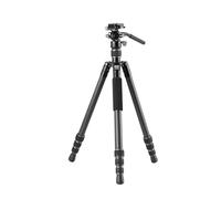Vanguard Vesta GO 264CV12 Trípode para telescopio terrestre | De viaje, compacto, Rótula de vídeo, Fibra de Carbono, Cerrado: 46,5cm, Extendido: 163,9cm, Soporta hasta 6kg