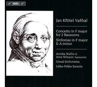 Vanhal: Concerto in F for 2 Bassoons; 2 Sinfonias