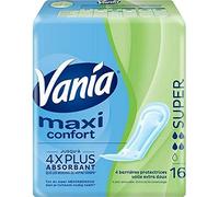 Vania Maxi Comfort Hygia Super-X16 - Toallas de mano (4 unidades)