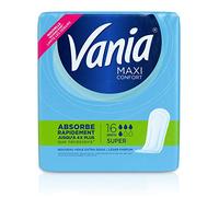 Vania Maxi Confort Super Toallas Periódicas Bolsa 16 Piezas