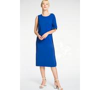 Vanilia Dress Crepe Free Form Sodalite Blue Talla: 36 | Vestidos Midi Outlet | Mujer | Azul