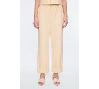 Vanilia Round Tailor Beiges Talla: 40 | Pantalones Rectos Outlet | Mujer | Marrón