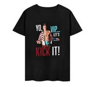 Vanilla Ice T-Shirt 1990 Rap Hip-Hop Artist Ice Ice Baby Kick It Black Cotton BlackOne SizeBlack