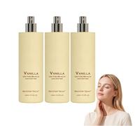 Vanilla on the Beach Hair & Body Mist - Spray de fragancia de playa - Vanilla Beach Body Mist, spray portátil para cabello y cuerpo para mujeres, 8.12FL.OZ Spray de fragancia de verano (3 botellas)