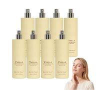 Vanilla on the Beach Hair & Body Mist - Spray de fragancia de playa - Vanilla Beach Body Mist, spray portátil para cabello y cuerpo para mujeres, 8.12FL.OZ Spray de fragancia de verano (8 botellas)