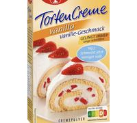 Vanilla Tortencreme - Crème à gâteau à la vanille - Mélanges à pâtisserie pour gâteaux délicieux, pains et dessert maison pour des recettes gourmandes - Compatible avec oetker - 123g