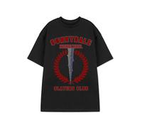 Vanilla Underground Camiseta gráfica Negra para Mujer Slayers Club | Camiseta de Manga Corta para Ella | Regalo de diseño único de Slayer | Mercancía Exclusiva para Damas
