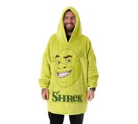 Vanilla Underground Shrek Sudadera con Capucha Unisex | Sudadera con Capucha Verde para Adultos con gráficos de Cara del Personaje Shrek | Ropa de Estar por casa con Forro de Sherpa de Talla única