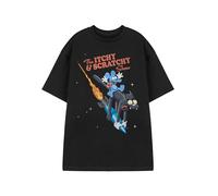 Vanilla Underground The Simpsons - Camiseta de manga corta de algodón para hombre, diseño gráfico gris, ropa informal de TV, Picazón y raspadura, M