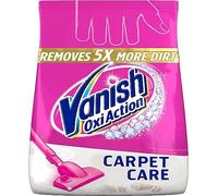 Vanish Gold Oxi Action - Limpiador de tapicería y alfombras, polvo removedor de manchas para limpieza de áreas grandes, 650 g, elimina 3 veces más suciedad y pelo de mascotas frente a aspirar solo,