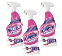Vanish Gold Oxi Action - Limpiador de tapicería y alfombras, spray eliminador de manchas específico, 500 ml, eliminación de manchas increíble en 30 segundos, neutraliza los olores, ayuda a prevenir