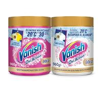 Vanish Oxi Action Gold - Multipoder Quitamanchas Multibeneficio, Pack 960g Ropa Color + 960g Ropa Blanca