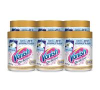 Vanish Oxi Action Gold - Quitamanchas multibeneficio, blanqueador y potenciador del lavado, para ropa blanca, En Polvo, sin lejía - Megapack 2,4kg (6x400gr)