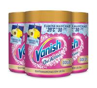Vanish Oxi Action Gold Quitamanchas Multibeneficio para la ropa, Elimina Olores y Evita Desteñidos, en Polvo, sin Lejía, 1,2kg