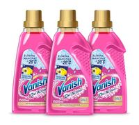 Vanish Oxi Action Gold - Quitamanchas multibeneficio para la ropa, elimina olores y potenciador del lavado, en gel, sin lejía - 3x 1500 ml