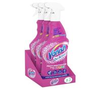 Vanish Oxi Action Multi - Quitamanchas en spray pretratante sin lejía, 3 paquetes de 725 ml de multi quitamanchas, spray pre-tratante, sin blanqueador