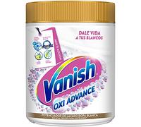 Vanish Oxi Action Multipoder Quitamanchas Multibeneficio, Blanqueador y Potenciador de Lavado, para Ropa Blanca, en Polvo, sin Lejía, 800 gr