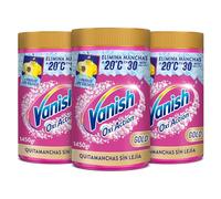 Vanish Oxi Action Multipoder - Quitamanchas multibeneficio para la ropa, elimina olores y potenciador del lavado, En Polvo, Sin Lejía, 3 x 1450gr (4,35kg)