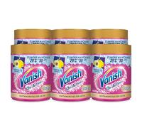 Vanish Oxi Action Multipoder - Quitamanchas multibeneficio para la ropa, elimina olores y potenciador del lavado, En Polvo, Sin Lejía, 6 x 400gr (2,4kg)
