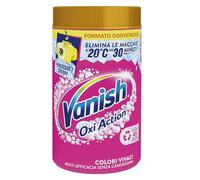 Vanish Oxi Action Multipower - Polvo de color rosa, quitamanchas para prendas de colores, 1 paquete de 1,5 kg de quitamanchas para la colada, aditivo para lavadora multiacción sin blanqueador