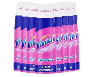 Vanish Oxi Action Power Gel Quitamanchas 200 ml (paquete de 8) - Limpiador multiusos para manchas y olores