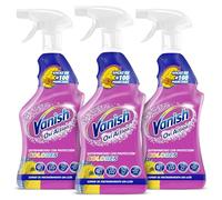 Vanish Oxi Action - Quitamanchas del día a día para ropa, en spray, sin lejía - Pack de 3 x 750 ml