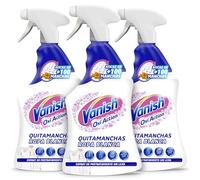 Vanish Oxi Action - Quitamanchas para ropa blanca, en spray, sin lejía - Pack de 3 x 750 m
