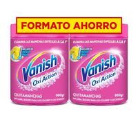 Vanish Oxi Action - Quitamanchas para Ropa Blanca y de Color, en Polvo, Sin Lejía - Pack de 2 x 900 g