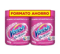Vanish Oxi Action - Quitamanchas para Ropa Blanca y de Color, en Polvo, Sin Lejía - Pack de 2 x 960 g
