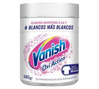 Vanish Oxi Action - Quitamanchas y Blanqueador en Polvo, Sin Lejía - 480gr