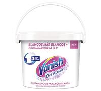 Vanish Oxi Action - Quitamanchas y Blanqueador para Ropa Blanca, en Polvo, Sin Lejía, 2.4 kg