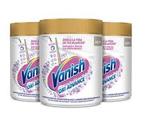 Vanish Oxi Advance - Quitamanchas multibeneficio, blanqueador y potenciador del lavado, para ropa blanca, En Polvo, Sin Lejía 2,4kg (3x 800 g)