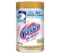 Vanish Oxi Advance - Quitamanchas Multibeneficio Y Blanqueador Para Ropa Blanca, En Polvo, Sin Lejía, 1,2kg