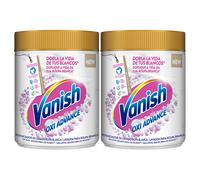 Vanish Oxi Advance Quitamanchas para la Ropa Blanca, elimina olores, potenciador de Lavado en polvo - 2x400 gr