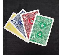 Vanishing Ace (cartas jumbo) Trucos de magia en blanco, cambia a la carta Ace Desaparece Poke Close Up Stage Ilusiones Trucos