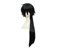 Vanitas no Karte Anime The Case Study of Vanitas Cosplay Wig Long Black Mix Blue Heat Resistant Hair Wigs + Wig Cap