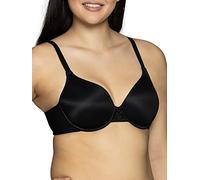 Vanity Fair Body Caress Lace Full Coverage Underwire Bra 75336 - Sujetador para mujer (1 unidad), Midnight Black Lace, 95D