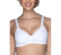 Vanity Fair Bra with 2-Way Convertible Straps, Body Caress Full Coverage, Lightly Lined Cups Up To DD Sujetador, Opaco, Star White, 85C para Mujer